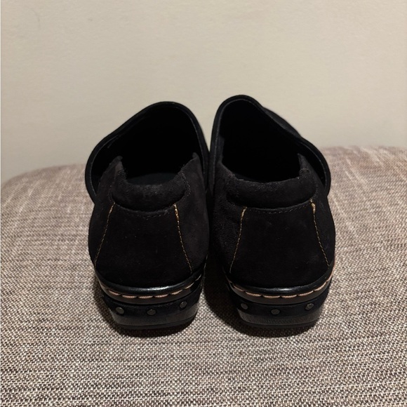 Born Bailie Black Loafers Size 7 Suede Leather Clogs Handcrafted main image 12